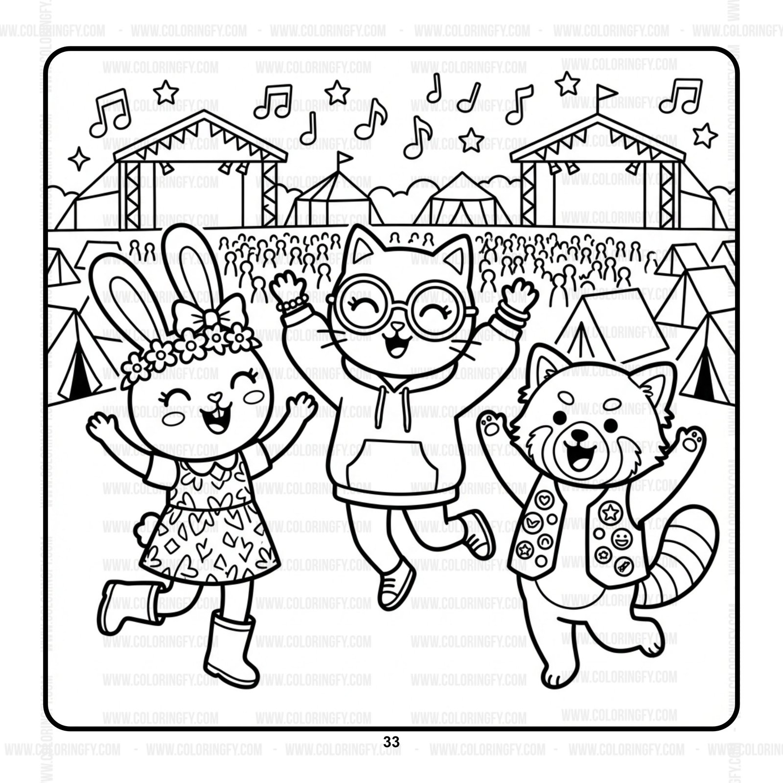Pipo Lulu & Mimi Wonderful Journey Coloring Book VOL 10 – 50 Pages – Image 4