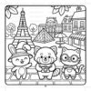 Pipo Lulu and Mimi World Adventures Coloring Book VOL 3 -  50 pages - Image 5