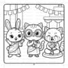 Pipo Lulu & Mimi Enchanted Journey Coloring Book VOL 5 – 50 Pages - Image 5