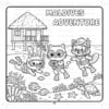 Pipo Lulu & Mimi Enchanted Journey Coloring Book VOL 5 – 50 Pages - Image 4