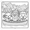 Pipo Lulu and Mimi World Tour Coloring book VOL 1 -  50 pages - Image 3