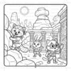 Pipo Lulu and Mimi World Tour Coloring book VOL 1 -  50 pages - Image 4