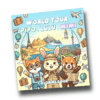 Pipo Lulu and Mimi World Tour Coloring book VOL 1
