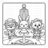 Pipo Lulu & Mimi Great Exploration Coloring Book VOL 4 - 50 pages - Image 3