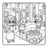 Pipo Lulu & Mimi Great Exploration Coloring Book VOL 4 - 50 pages - Image 4