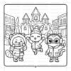 Pipo Lulu & Mimi Great Exploration Coloring Book VOL 4 - 50 pages - Image 5