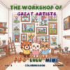 The Workshop of Great Artists with Pipo Lulu and Mimi Coloring Book – VOL 2 - Image 2