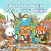 Pipo Lulu & Mimi Great Exploration Coloring Book VOL 4