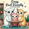 Coloring Pages Cozy Owl Family Vol. 4 50 Adorable Forest Scenes