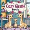 Cozy Coloring Book Giraffe Family Vol. 1 cozy coloring page
