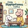 Cozy Coloring Book Hippopotamus Family Vol. 3 Digital Treasure