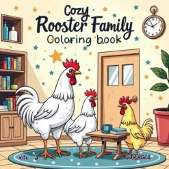 Cozy Coloring Pages Rooster Family Vol. 3 Is Here and Your Printer Is Ready