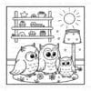 Coloring Book Cozy Owl Family Vol. 3: 50 Adorable Creative Pages - Image 4
