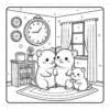 Cozy Hamster Family Coloring book Vol. 5: Whimsical Digital Joy - Image 5