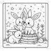 Coloring pages Cozy Rabbit Family Vol. 1: Adorable Bunny Art - Image 5