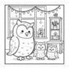 Coloring Book Cozy Owl Family Vol. 3: 50 Adorable Creative Pages - Image 5