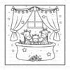 Giraffe Family Cozy Coloring Book Vol. 2: Safari Bliss Digital Art - Image 3