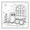 Owl Family Cozy Coloring Book Vol. 2: Magical Forest Art - Image 3