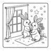 Coloring book Cozy Rabbit Family Vol. 2: Sweet Bunny Moments - Image 3