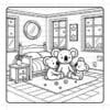 Cozy Koala Family Coloring Book Vol. 2: 50 Adorable Pages - Image 4