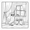 Cozy Coloring Book Owl Family Vol. 1: 50 Adorable Forest Pages - Image 3