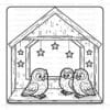 Coloring Pages Cozy Owl Family Vol. 4: 50 Adorable Forest Scenes - Image 5
