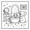 Cozy Coloring Book Koala Family Vol. 1 Digital Escape - Image 4