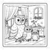 Owl Family Cozy Coloring Book Vol. 2: Magical Forest Art - Image 4