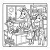 Cozy Coloring Book Giraffe Family Vol. 1 cozy coloring page - Image 5