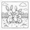 Cozy Rabbit Family Coloring book Vol. 3: Cute Bunny Adventures - Image 4
