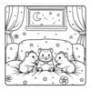 Hamster Family Cozy Coloring Book Vol. 1: Pocket-Sized Digital Joy - Image 4