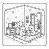 Cozy Hamster Family Coloring book Vol. 5: Whimsical Digital Joy - Image 4