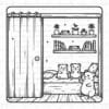 Cozy Hamster Family Coloring pages Vol. 6 Digital Art Pack - Image 4