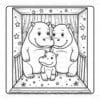 Cozy Hippopotamus Family Coloring pages Vol. 1 Digital Retreat - Image 5