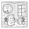 Hamster Family Cozy Coloring Pages Vol. 2: Digital Burrow Bliss - Image 5