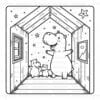 Coloring Book Cozy Hippopotamus Family Vol. 2 Digital Edition - Image 5