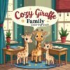 Giraffe Family Cozy Coloring Book Vol. 2 Safari Bliss Digital Art