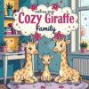 Cozy Coloring Book Giraffe Family Vol. 1 cozy coloring page - Image 2