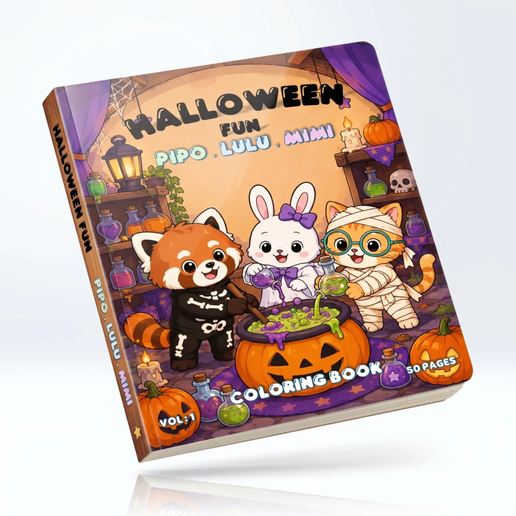 Halloween with Pipo, Lulu & Mimi menu
