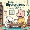Cozy Coloring Book Hippopotamus Family Vol. 3 Digital Treasure
