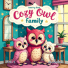 Coloring Book Cozy Owl Family Vol. 3 50 Adorable Creative Pages