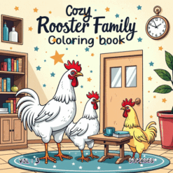 Cozy Coloring Pages Rooster Family Vol. 3 Is Here and Your Printer Is Ready