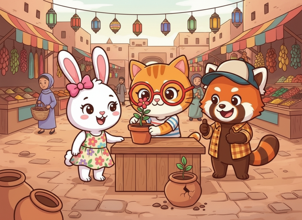 The Marrakech Market An Adventure of Pipo, Lulu and Mimil-1779049144342