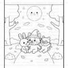 Spooky Fun Halloween Party pipo lulu & mimi Coloring Vol. 4 - Image 3