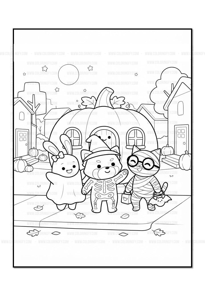 Halloween Magic with Pipo Lulu & Mimi coloring book Vol 2 - Image 3