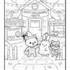 Halloween Friends Pipo Lulu Mimi Coloring Book Vol. 3 PDF - Image 4