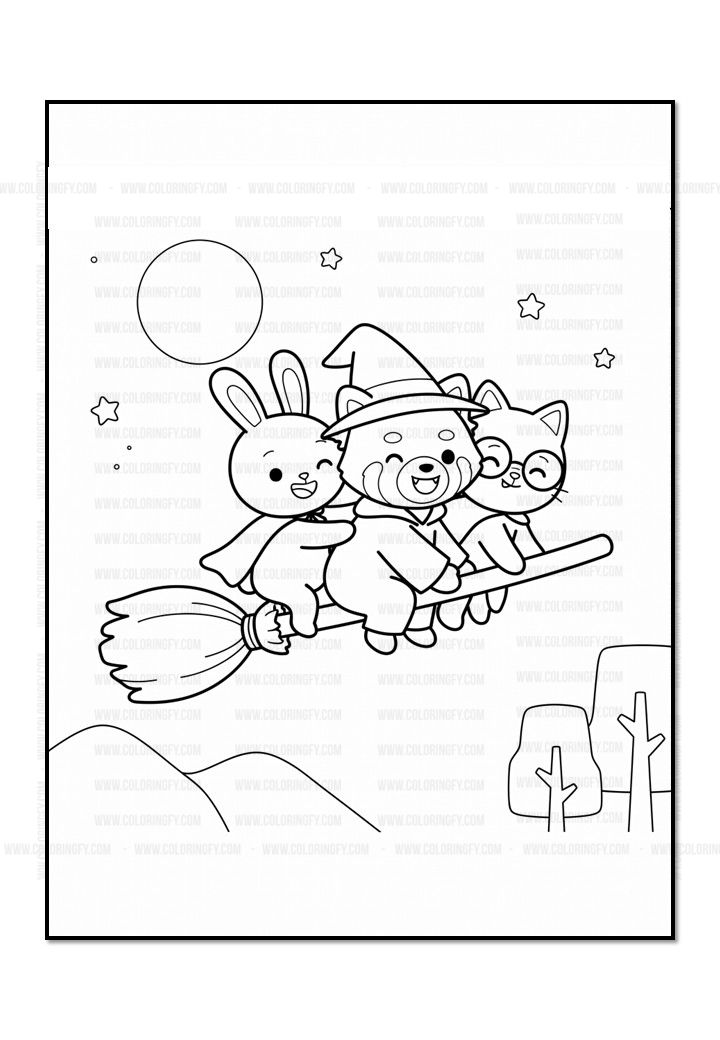 Halloween Magic with Pipo Lulu & Mimi coloring book Vol 2 - Image 2